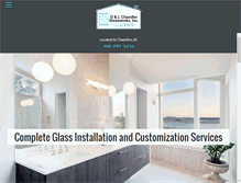 Tablet Screenshot of dandlchandlerglassworks.com